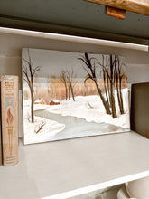 Load image into Gallery viewer, Vintage Winter Scene Canvas
