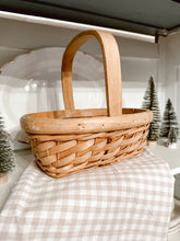 Load image into Gallery viewer, Vintage Handled Wicker Basket
