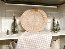 Load image into Gallery viewer, Flat Wicker Place Setting Basket
