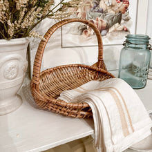 Load image into Gallery viewer, Small Vintage Harvest Basket with Handle

